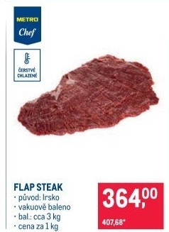 Flap steak Metro Chef
