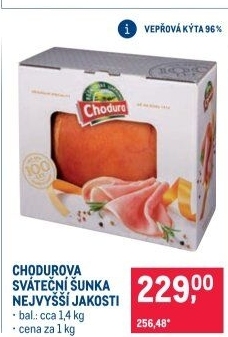 Šunka Chodurova sváteční Beskydské uzeniny Chodura