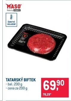 Tatarský biftek MASO Made by makro