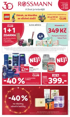 akční leták ROSSMANN drogerie 4.12.2024-17.12.2024