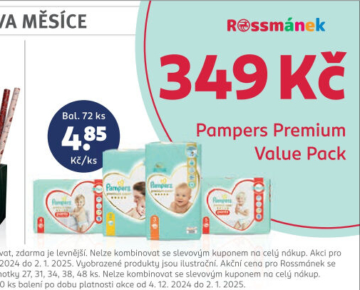 Pleny dětské Pampers Premium Care