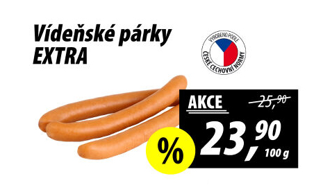 Párky vídeňské extra