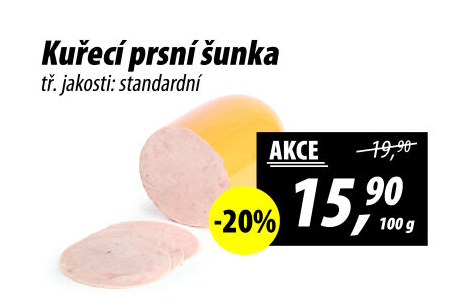 Šunka kuřecí prsní standardní