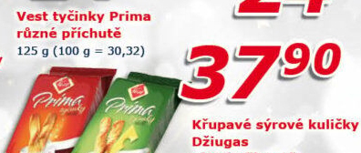 Tyčinky Prima Vest