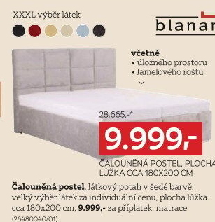 ČALOUNĚNÁ POSTEL