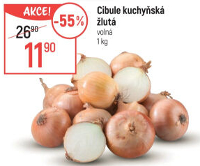 Cibule kuchyňská žlutá
