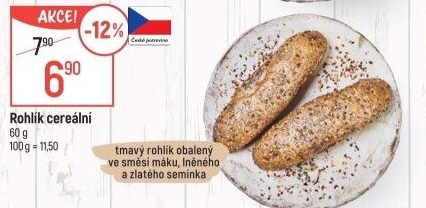 Cereální rohlík