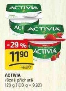 Bílý jogurt Activia Danone