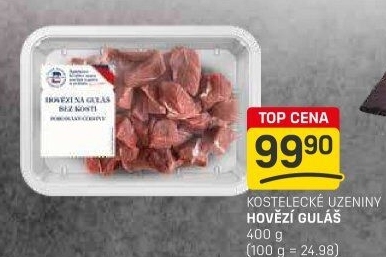 Hovězí maso na guláš Kostelecké uzeniny