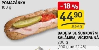 Obložená bageta