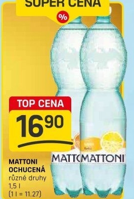 Ochucená voda Mattoni