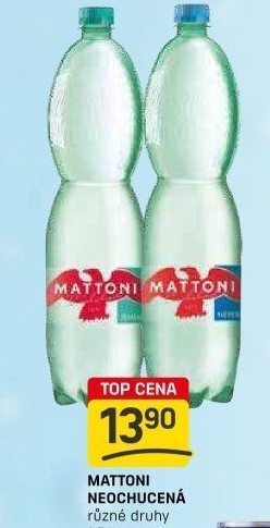 Přírodní voda Mattoni