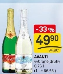 Šumivé nápoje Avanti
