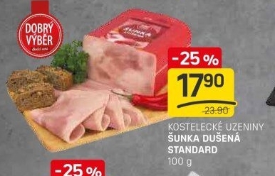 Šunka dušená standard Dobrý Výběr