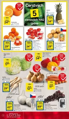 akční leták Tesco 11.12.2024-17.12.2024