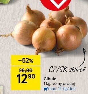 Cibule kuchyňská žlutá