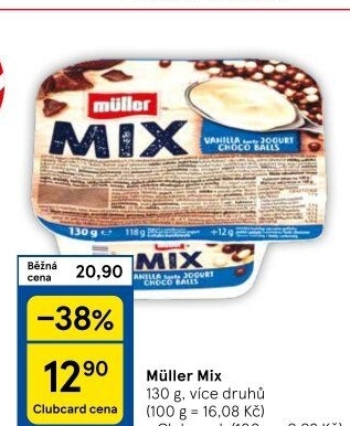 Jogurt Müller Mix