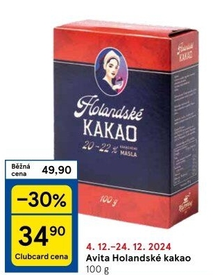 Kakao holandské Avita