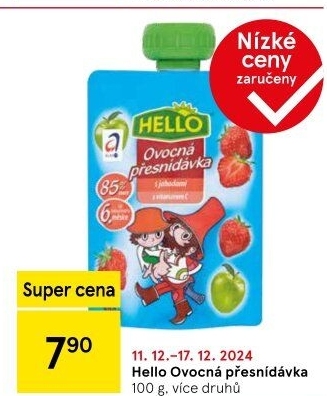 Ovocná kapsička Hello