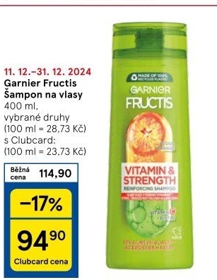 Šampon Fructis Garnier
