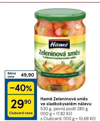 Směs do bramborového salátu Hamé