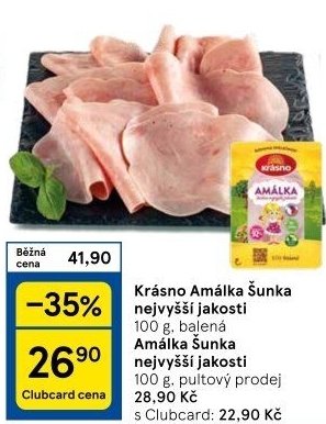 Šunka Amálka nejvyšší jakosti Krásno