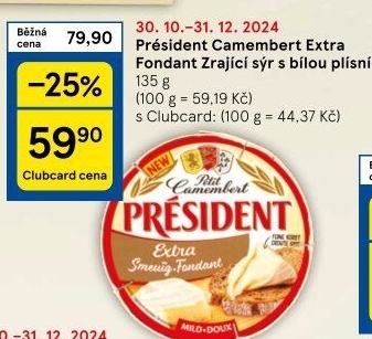 Sýr Camembert Petit Président