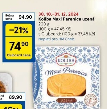 Sýr Parenica Koliba Bystřice pod Hostýnem