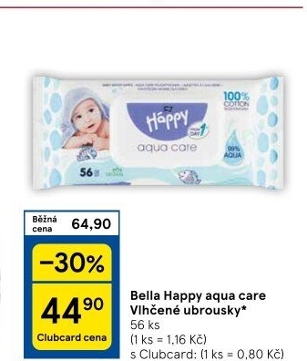 Vlhčené ubrousky dětské Bella Háppy