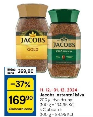 Instantní káva Jacobs Velvet