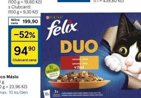 Kapsičky pro kočky Felix Purina
