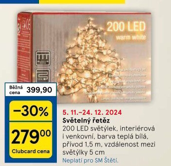 LED světelný řetěz