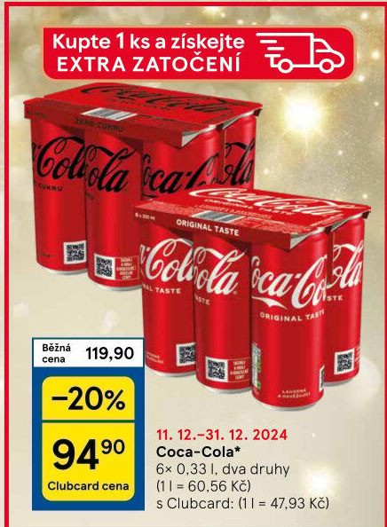 Limonáda Coca Cola