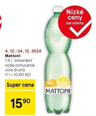 Ochucená voda Mattoni