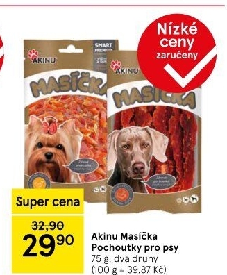 Pamlsky pro psy Masíčka Akinu