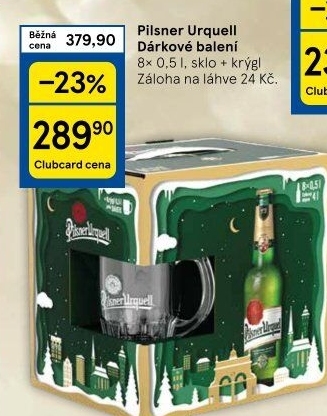 Pivo Pilsner Urquell - dárkové balení
