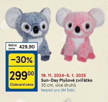 Plyšové zvířátko Sun-Day