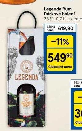 Rum Legenda - dárkové balení