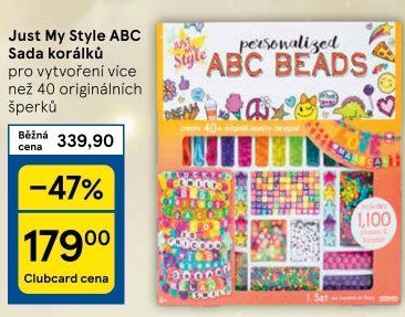 Sada korálků ABC Just my style
