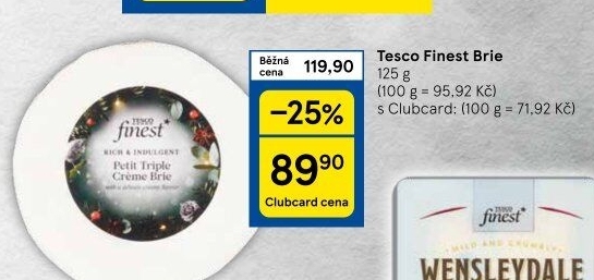 Sýr Brie Tesco Finest