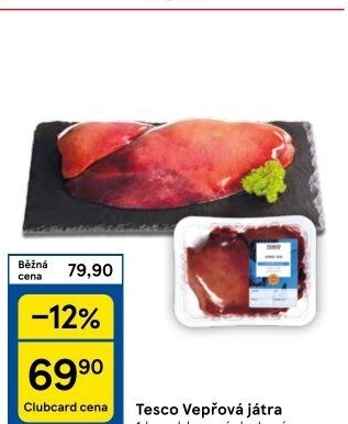 Vepřová játra Tesco