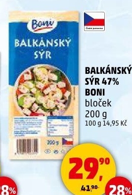 Balkánský sýr Boni