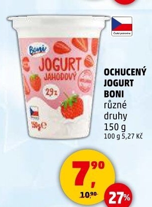 Jogurt ochucený Boni