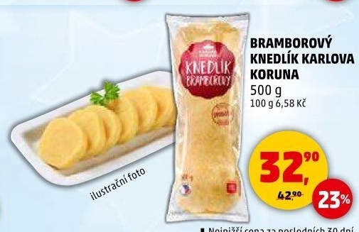 Knedlík bramborový Karlova Koruna