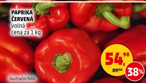 Paprika červená