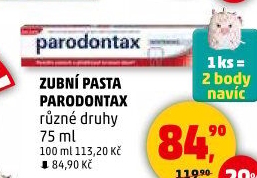 Pasty na zuby Parodontax
