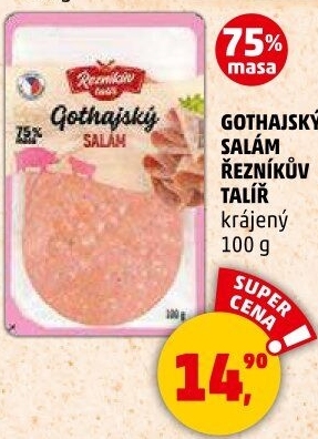 Salám Gothaj Řezníkův talíř