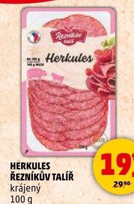 Salám Herkules Řezníkův talíř