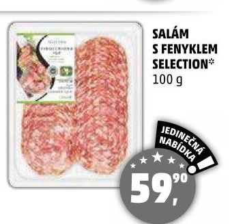 Salám s fenyklem Selection
