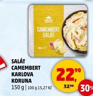 Salát camembert Karlova Koruna